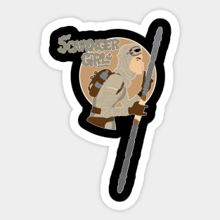 Scavenger Girl Sticker